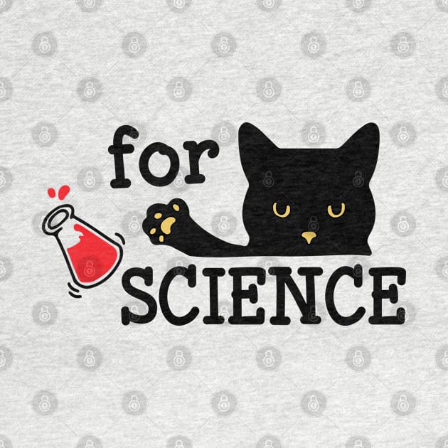 Funny Cat Knocking Things Over For Science by Huhnerdieb Apparel